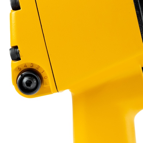 ударный пневмогайковерт denzel iw860 7000 об/мин c набором головок фото 3