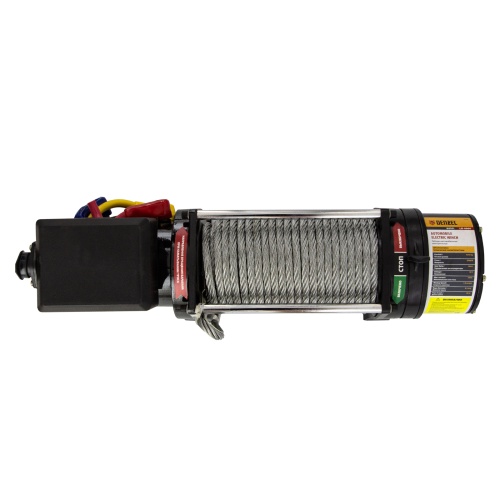 лебедка автомобильная электрическая denzel lb-4000 3700 вт фото 7