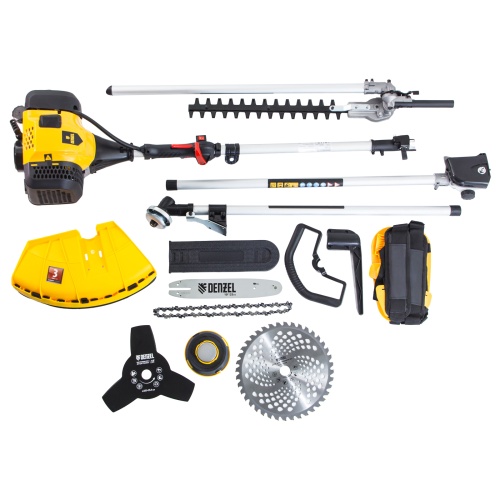 триммер бензиновый мультифункциональный denzel dgt-52s-max фото 8