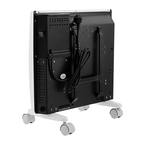 конвектор гибридный электрический denzel hybridx-1000 ик нагреватель, цифровой термостат фото 4