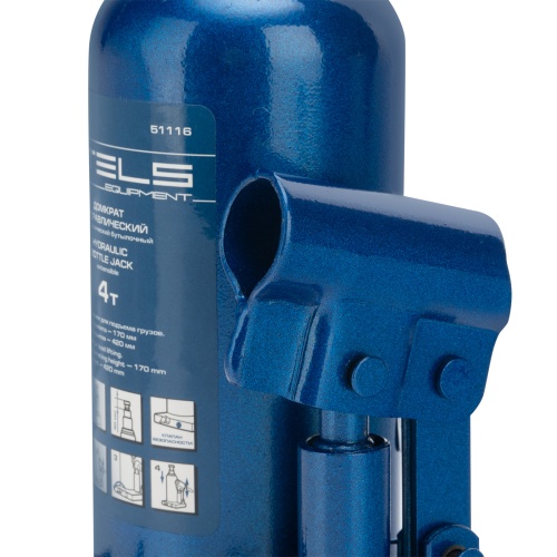 домкрат гидравлический бутылочный телескопический stels 4 т 170-420 фото 2