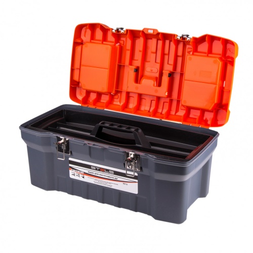 ящик для инструмента stels 22" с металлическими замками фото 3