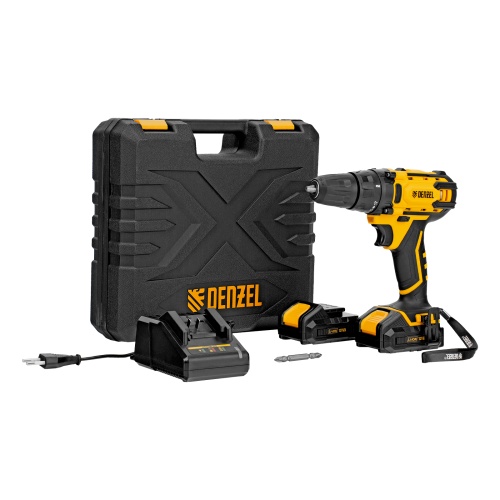 дрель-шуруповерт аккумуляторная denzel cdl-12-02bm 12в