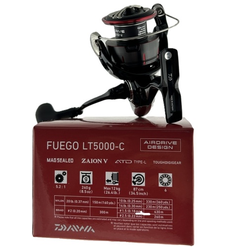 рыболовная катушка daiwa 23 fuego lt 5000-c безынерционная фото 3