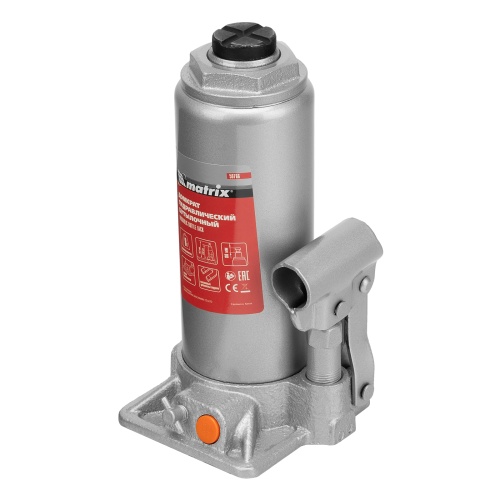 домкрат гидравлический бутылочный matrix 8 т 230-457 фото 10