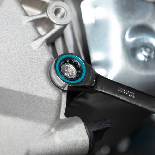 набор ключей комбинированных с трещоткой gross 8-19 мм 7 шт фото 5