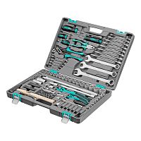 набор инструментов stels 14112 119 предметов 1/4", 1/2" в кейсе