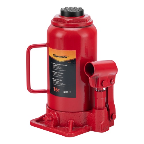 домкрат гидравлический бутылочный sparta 16 т 220-420 фото 10