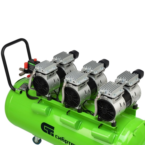 компрессор безмаслянный сибртех мб 2250/100 фото 5