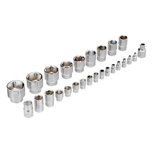 набор инструментов gross 14149 82 предметов 1/2", 1/4" c ключем-трещеткой из стали crv фото 4