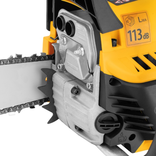 пила цепная бензиновая denzel 95238 ds-5820 мощностью 3.6 л.с фото 9