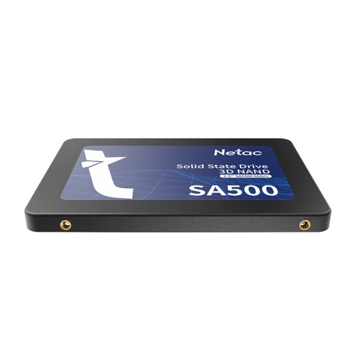 накопитель ssd netac 240gb sa500 series 2.5", sata-iii, r/w 520/450mb/s, 3d nand, 120tbw (nt01sa500-240-s3x) фото 2