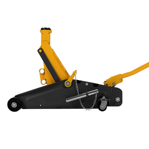 домкрат гидравлический подкатной denzel 2,8 т 135-385 мм в кейсе фото 10