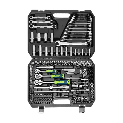 набор инструментов сибртех 14172 1/2", 3/8", 1/4" 160 предметов пластиковый кейс фото 9