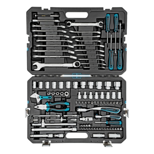 набор инструментов gross 14151 101 предмет 1/2", 1/4" в кейсе фото 8