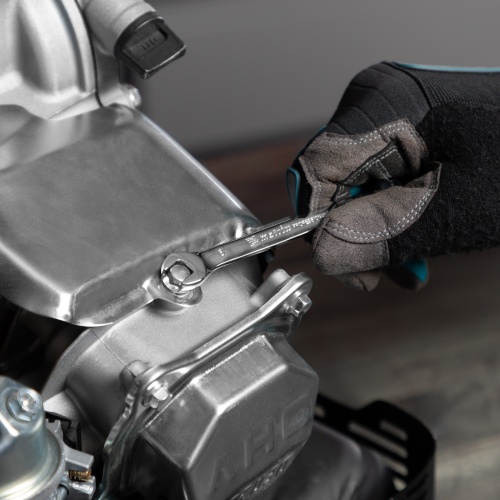 набор ключей комбинированных трещоточных шарнирных matrix 14796 11 шт фото 2