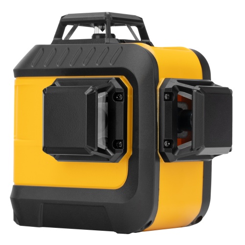 лазерный уровень мультипризменный denzel lx 360-3 red 30 м фото 4