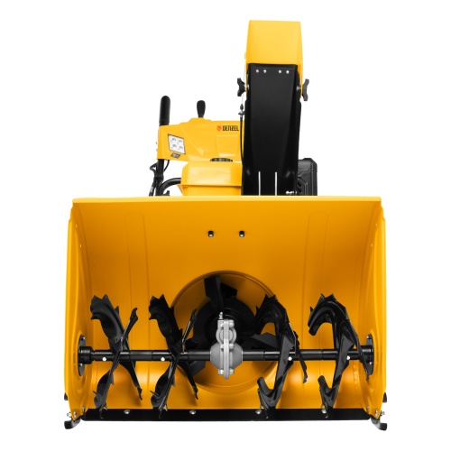 бензиновая снегоуборочная машина denzel sbl 711d pro фото 7