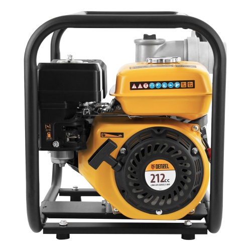 мотопомпа бензиновая для чистой воды denzel px-80 7 лс фото 6