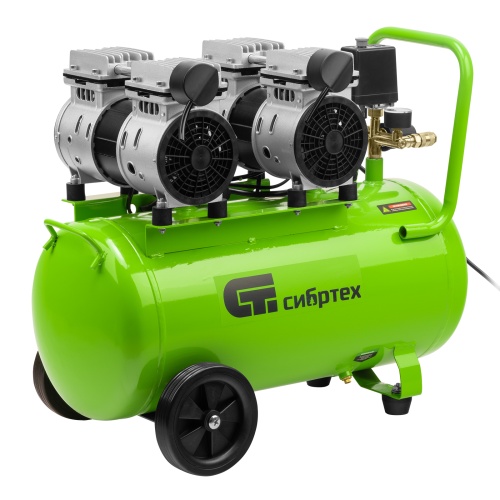 компрессор безмаслянный сибртех мб 2000/50 фото 8