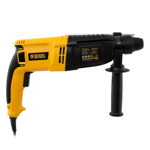 перфоратор электрический denzel rhh-800-26 800 вт 26607 фото 7