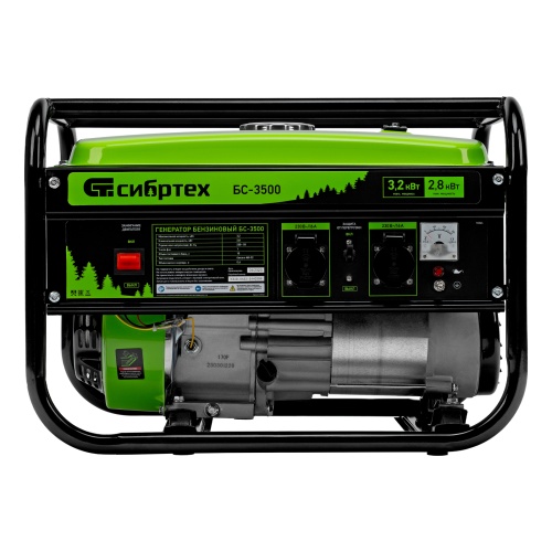 генератор бензиновый сибртех бс-3500 3200 вт фото 9