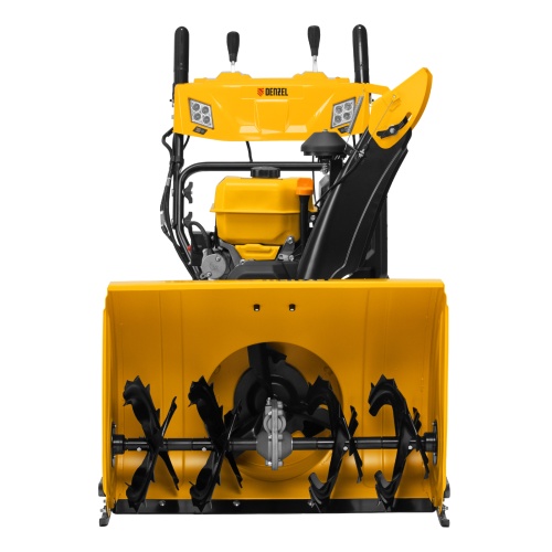бензиновая снегоуборочная машина denzel sbl 711d pro фото 2