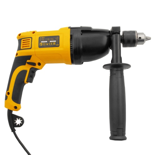 дрель ударная denzel id-1050-2 1050 вт фото 8