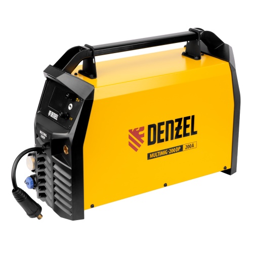 сварочный инверторный аппарат denzel multimig-200dp synergy double pulse