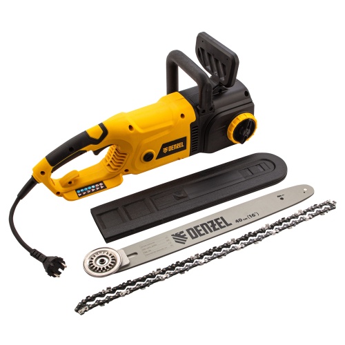 пила цепная электрическая denzel 95618 eds-2000 2000 вт фото 10