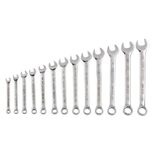 набор ключей комбинированных  matrix 6-32 мм 25 шт полированный хром фото 9