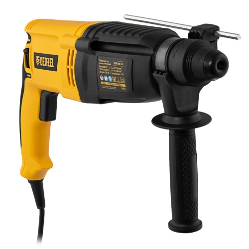 перфоратор электрический denzel rhh-800-26 800 вт 26607 фото 9