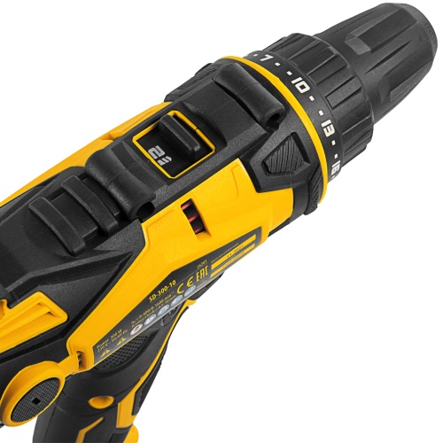 дрель-шуруповерт сетевая denzel sd-300-10 фото 6