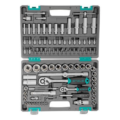 набор инструментов stels 94 предмета 1/2", 1/4" 14106 фото 8