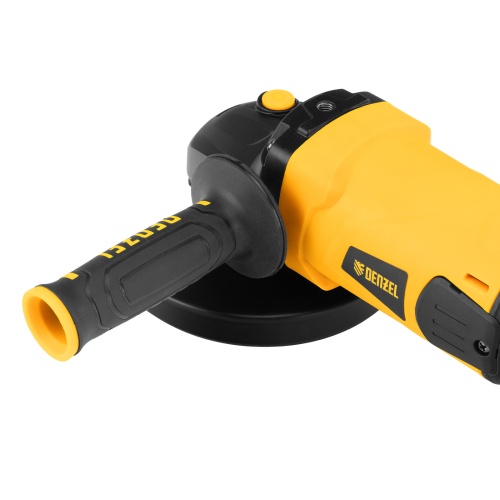 машина шлифовальная угловая denzel ag150-1500 1500 вт фото 2