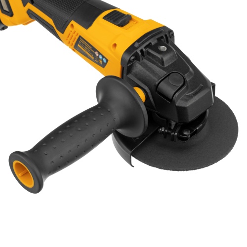 машина углошлифовальная аккумуляторная denzel blg-ib-18-125-4 18в фото 3