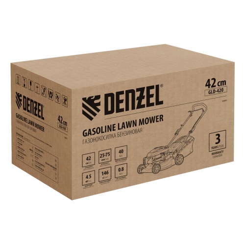газонокосилка бензиновая denzel gld-420 фото 7