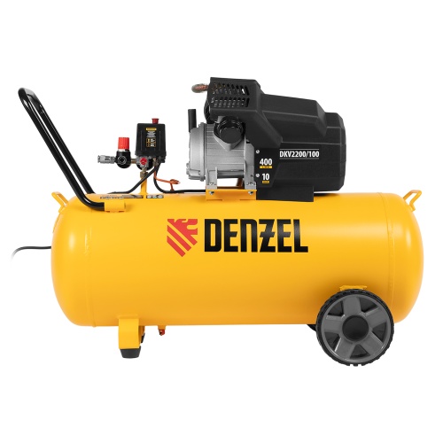 компрессор воздушный denzel dkv2200/100 х-pro фото 7