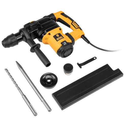 перфоратор электрический denzel rhv-1050-38-max 1050 вт фото 6