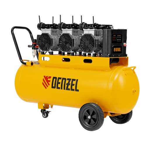 компрессор безмасляный denzel dls 3300/100 фото 8