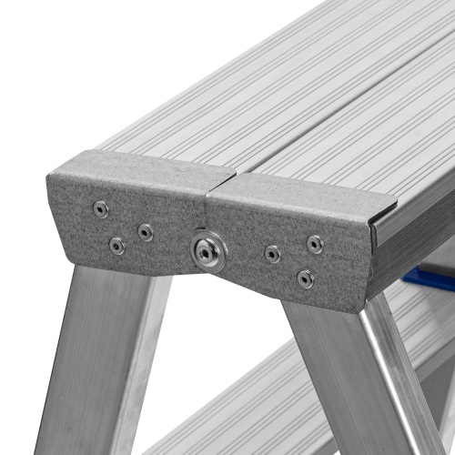 стремянка алюминиевая сибртех 5 ступеней двусторонняя 97925 фото 5