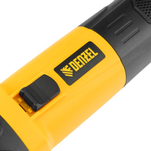 машина шлифовальная угловая denzel ag125-1100 1100 вт фото 3