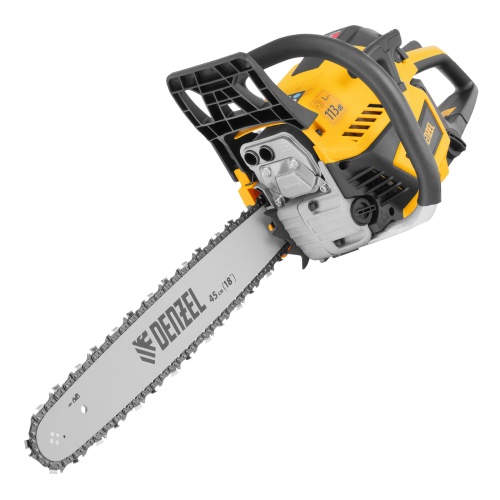 пила цепная бензиновая denzel 95237 ds-5218 мощностью 3 л.с