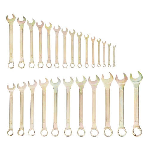 набор ключей комбинированный сибртех 6-32 мм 26шт, желтый цинк фото 10