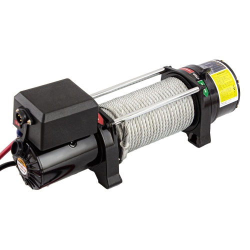 лебедка автомобильная электрическая denzel lb-3000 3400 вт