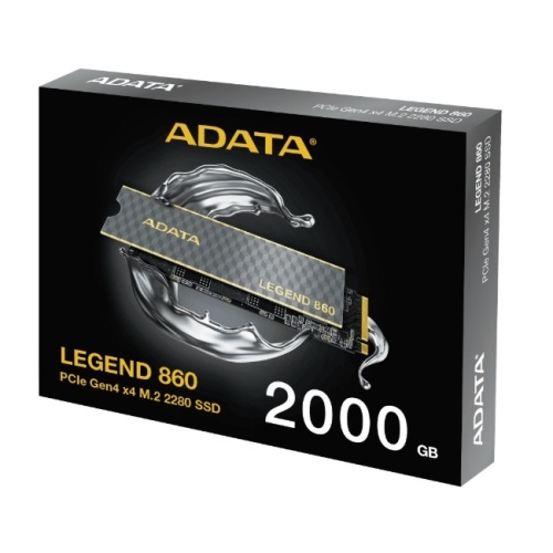 накопитель ssd a-data 2tb series legend 860 m.2 2280 pci-e gen4.0 x4, nvme, r/w 6000/5000mb/s, 640tbw, rtl (sleg-860-2000gcs) фото 5
