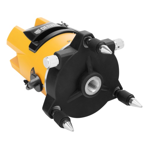 уровень лазерный denzel lx3 red 10 м фото 5