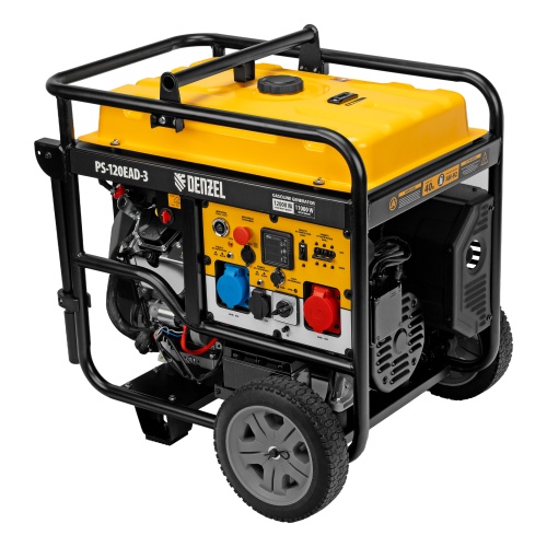 генератор бензиновый denzel ps-120ead-3 946984 12000 вт фото 10