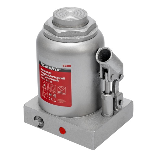 домкрат гидравлический бутылочный matrix 30 т 244-370 мм фото 9