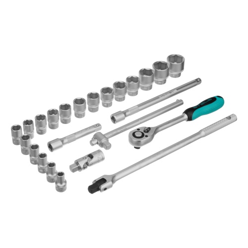 набор торцевых головок с трещоткой stels 13578 1/2" 24 предмета фото 7